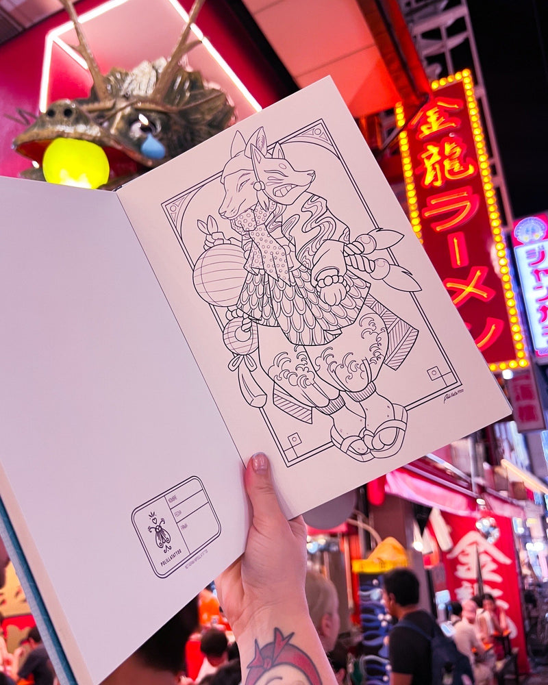 Libro Kawaii Coloring Book Por Polillatattoo