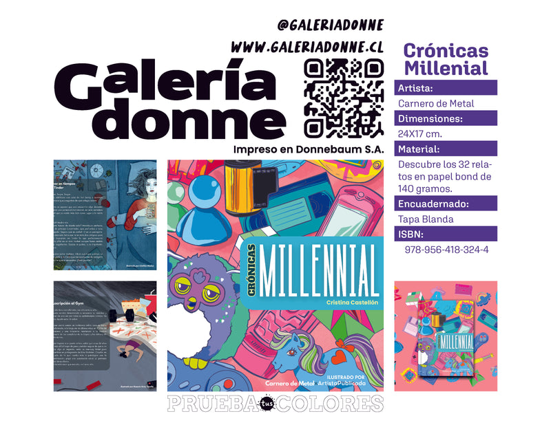Libro Crónicas Millenial por Carnero de Metal