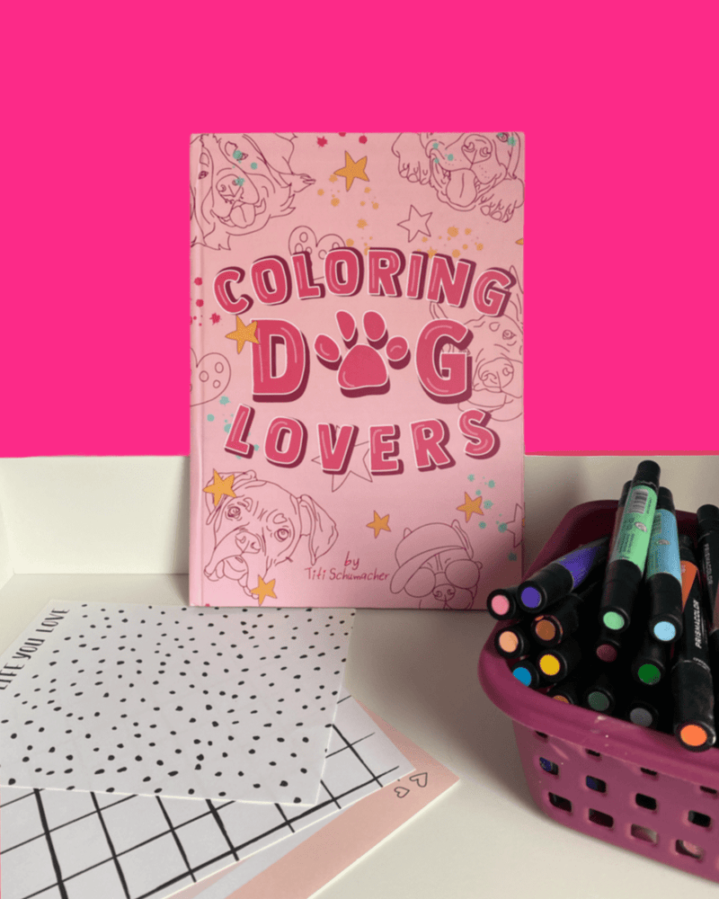 Coloring Dog Lover