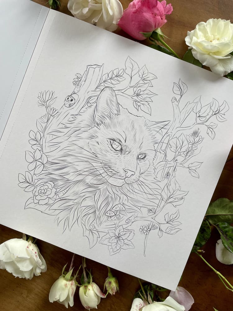 Libro Mascotas y Flores por Sun Diseño