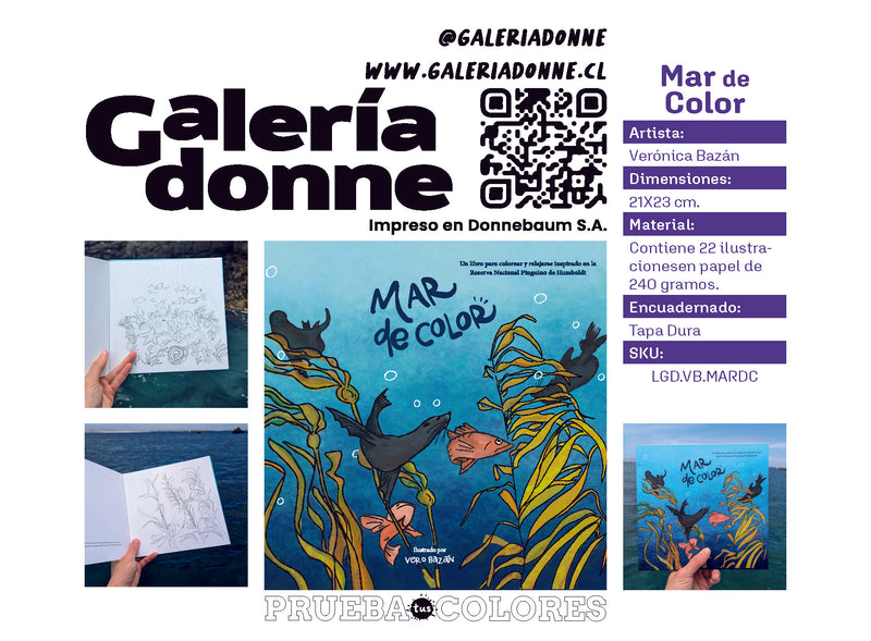Libro Mar de Color por Verónica Bázan