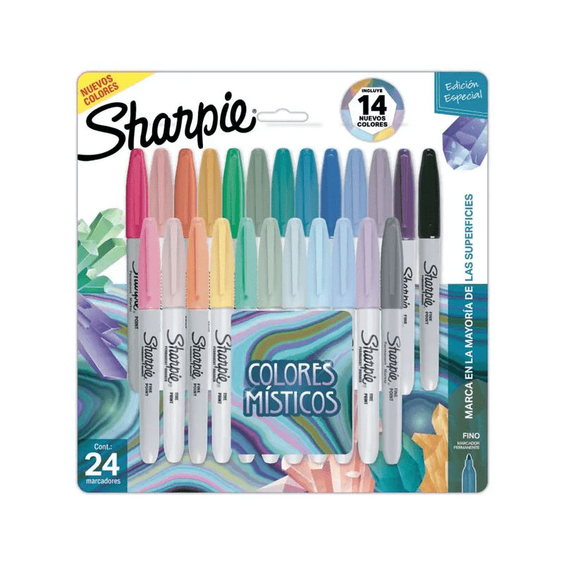 Lápices Sharpie Colores Místicos - 24un