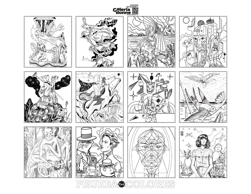 Libro Zaines Coloring Book Por Adrián Valenzuela