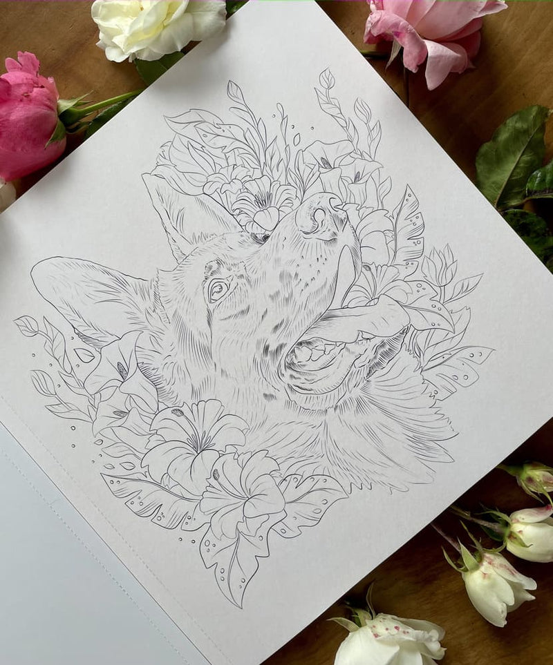 Libro Mascotas y Flores por Sun Diseño