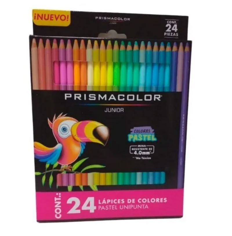 Lápices Prisma Color 24 Colores Pasteles